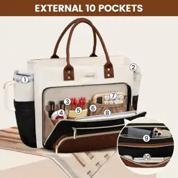LOVEVOOK Teacher Tote Bag for… — Photo 3