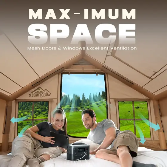 Inflatable Tent with Skylight &… — Photo 2