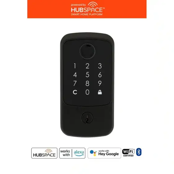 Square Fingerprint Bronze Electronic Single-Cylinder… — Photo 1
