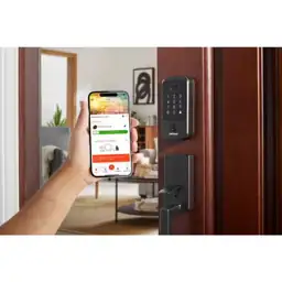 Square Fingerprint Bronze Electronic Single-Cylinder… — Photo 2