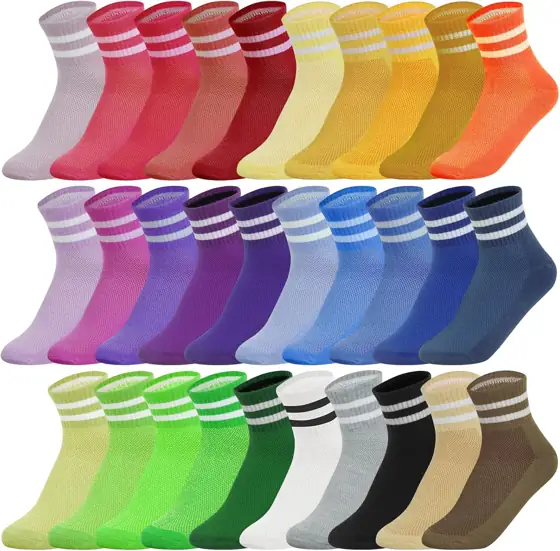 30 Pairs Women's Athletic Socks,… — Photo 1