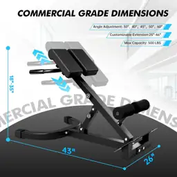 Hyper Back Extension Roman Chair… — Photo 3