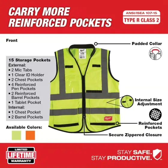 Milwaukee Performance Safety Vest High… — Photo 2