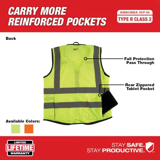 Milwaukee Performance Safety Vest High… — Photo 3