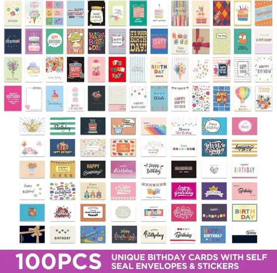 100 Unique Birthday Cards with… — Photo 2