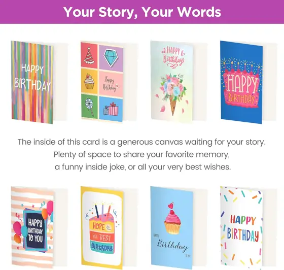 100 Unique Birthday Cards with… — Photo 3