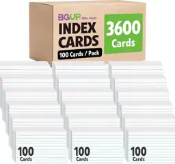 3600-Count 3x5 Index Cards, White… — Photo 1