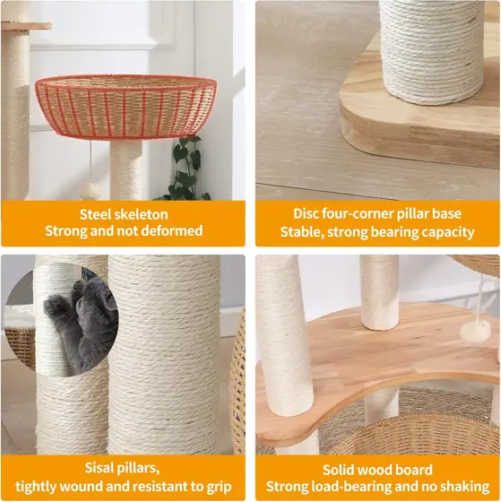 SHODMI 54" Modern Cat Tree… — Photo 3