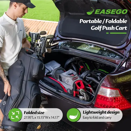 EASEGO Golf Push Cart 3-Wheel… — Photo 2