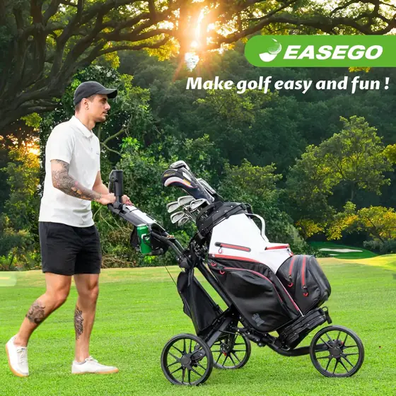 EASEGO Golf Push Cart 3-Wheel… — Photo 3