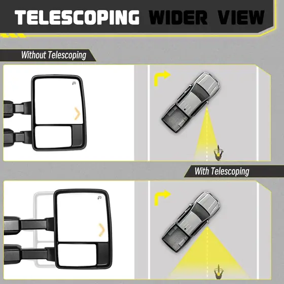 Towing Mirrors for 1999-2016 Ford… — Photo 3