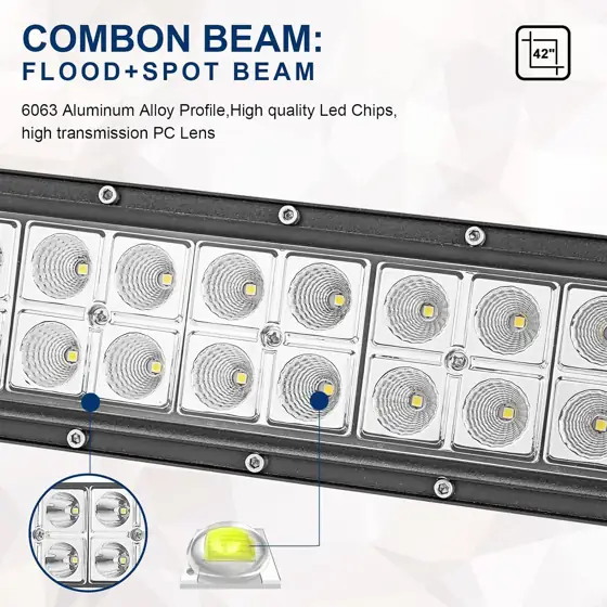 WeiSen 42" 240W Curved Light… — Photo 2