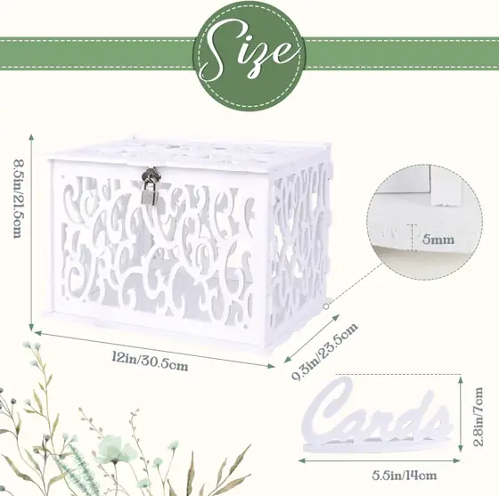 PVC Wedding Card Box for… — Photo 3