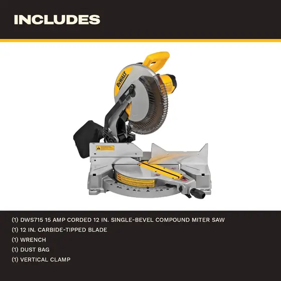 DEWALT 12-Inch Miter Saw, 15-Amp,… — Photo 2