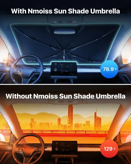 Nmoiss 2026 Windshield Sun Shade… — Photo 2
