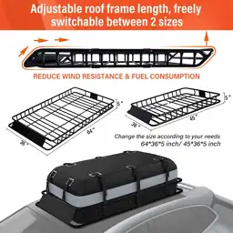 Car Roof Cargo Carrier 64"x36"x5"… — Photo 3