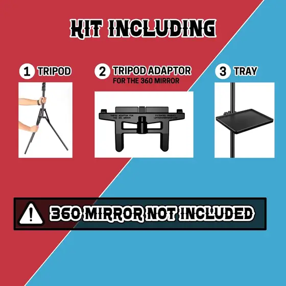 Adjustable Tripod Stand for 360… — Photo 3
