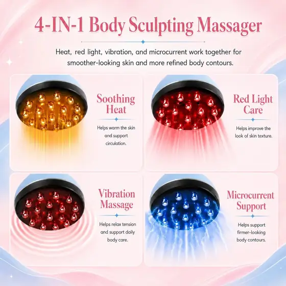 Lymphatic Massager, 4-in-1 Cellulite Tool… — Photo 3