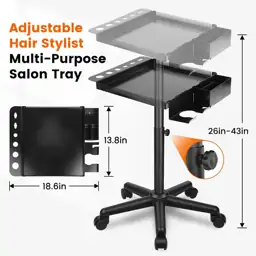 Salon Tray with Wheels -… — Photo 3