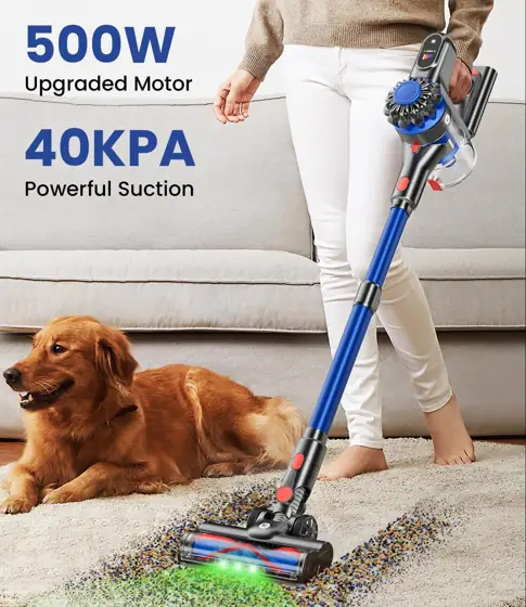 KARDV Cordless Vacuum Cleaner, 500W/40KPa,… — Photo 2