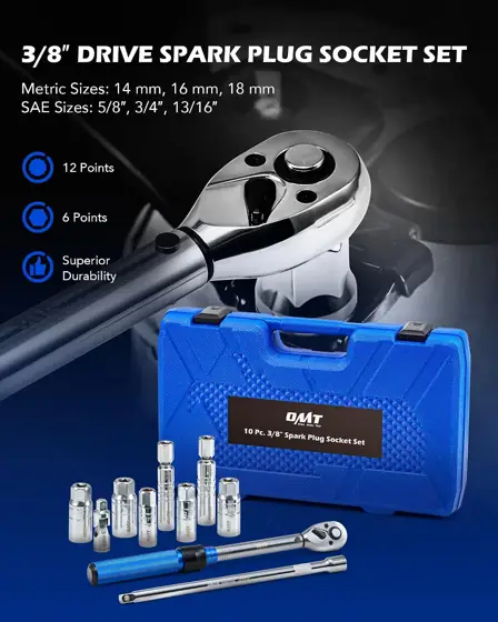 OMT 10pc 3/8" Spark Plug… — Photo 2