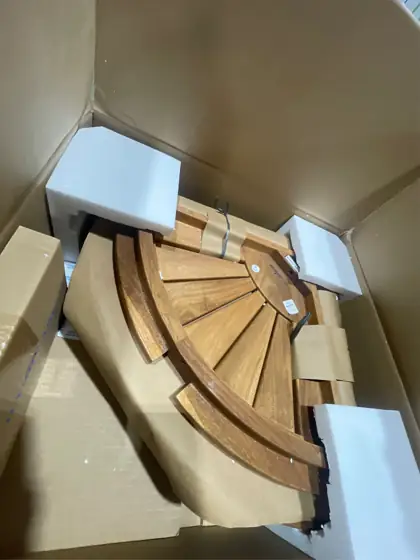 AquaTeak Kai Corner 15.5" Teak… — Photo 5
