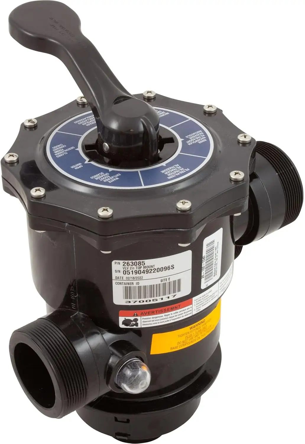 ハルカミライ symbol2 Pentair 263085 HiFlow 2 in. Top Mount Multiport Valve for Tagelus