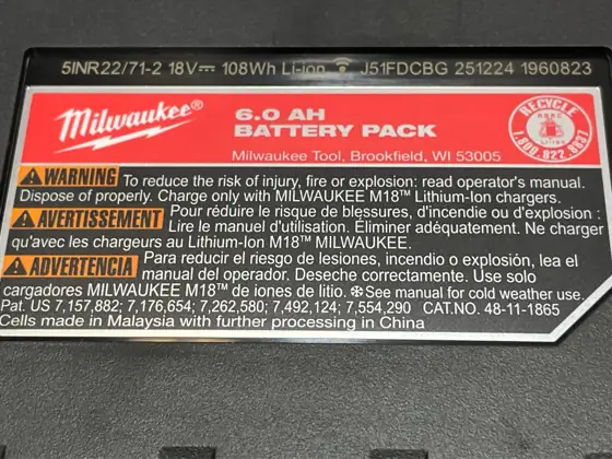 Milwaukee M18 18-Volt Lithium-Ion High… — Photo 6