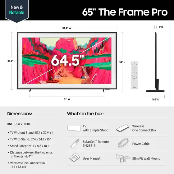 Samsung 65-Inch Frame Pro LS03FW… — Photo 2