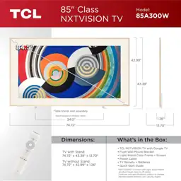 TCL 85-Inch NXTVISION Picture Frame… — Photo 2