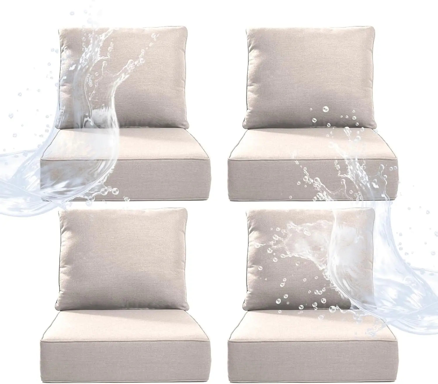 6" Thick Outdoor Chair Cushion… — Photo 1