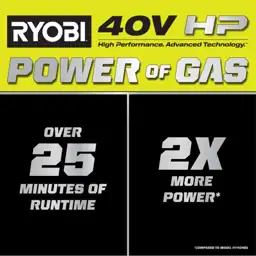 RYOBI 40V Cordless Leaf Blower/Mulcher/Vacuum,… — Photo 2