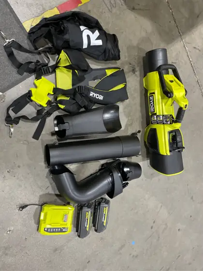 RYOBI 40V Cordless Leaf Blower/Mulcher/Vacuum,… — Photo 5