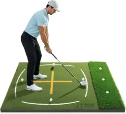 Golf Mat with Simulated Fairway… — Photo 1