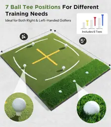 Golf Mat with Simulated Fairway… — Photo 2