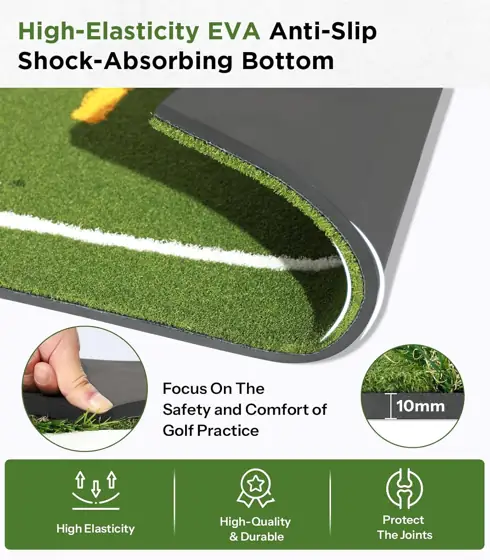 Golf Mat with Simulated Fairway… — Photo 3