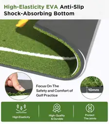 Golf Mat with Simulated Fairway… — Photo 3