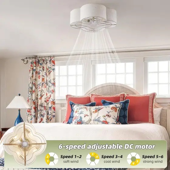 20" Boho Ceiling Fan with… — Photo 2