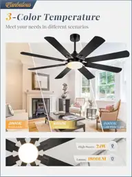 Fanbulous 62 Inch Outdoor Ceiling… — Photo 3