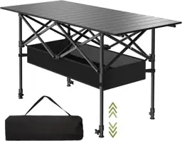 4FT Folding Camping Table, Portable… — Photo 1