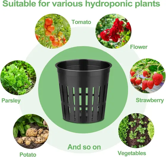 500-Pack 2-Inch Hydroponics Net Pots… — Photo 3