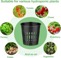 500-Pack 2-Inch Hydroponics Net Pots… — Photo 3