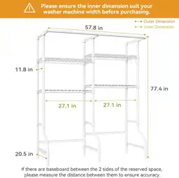 U14 Medium Over Washer/Dryer Shelves,… — Photo 3