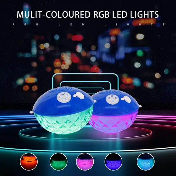 Bluetooth Floating Pool Speaker with… — Photo 2