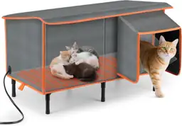 Heated Outdoor Cat House for… — Photo 1