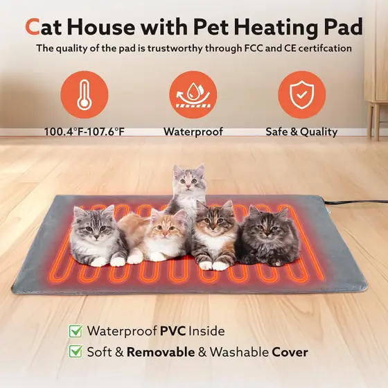 Heated Outdoor Cat House for… — Photo 2