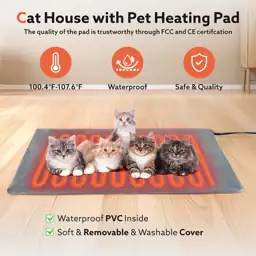 Heated Outdoor Cat House for… — Photo 2