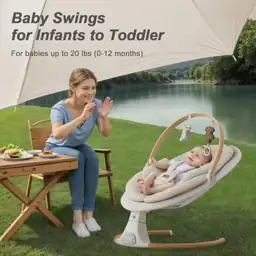 Monamii Baby Swings for Infants,… — Photo 2