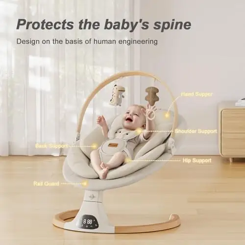 Monamii Baby Swings for Infants,… — Photo 3