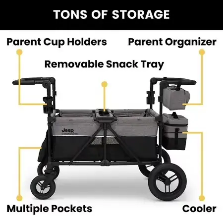 Jeep Wrangler Deluxe 4-Seater Stroller… — Photo 3